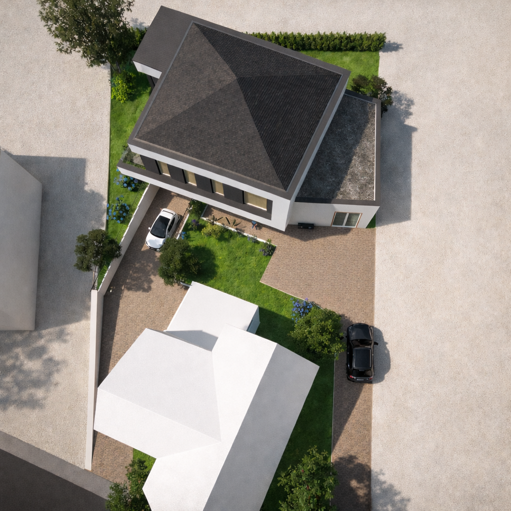Architekturvisualisierung – Projekt 05, Ansicht 1